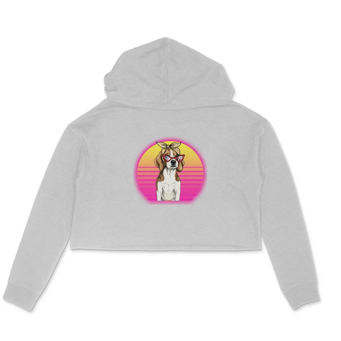Crop Hoodie (Women) - Lil Miss Beagle (6 Colours)