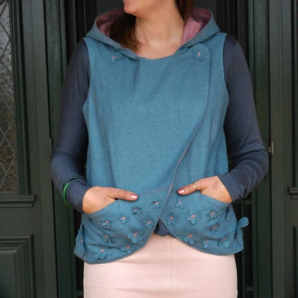 Crossroads Vest Add-on Sewing Pattern - Women's/Curved Fit