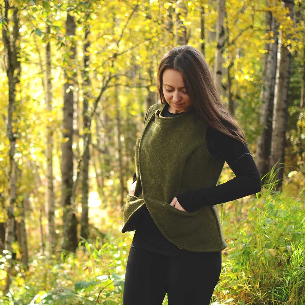 Crossroads Vest Add-on Sewing Pattern - Women's/Curved Fit