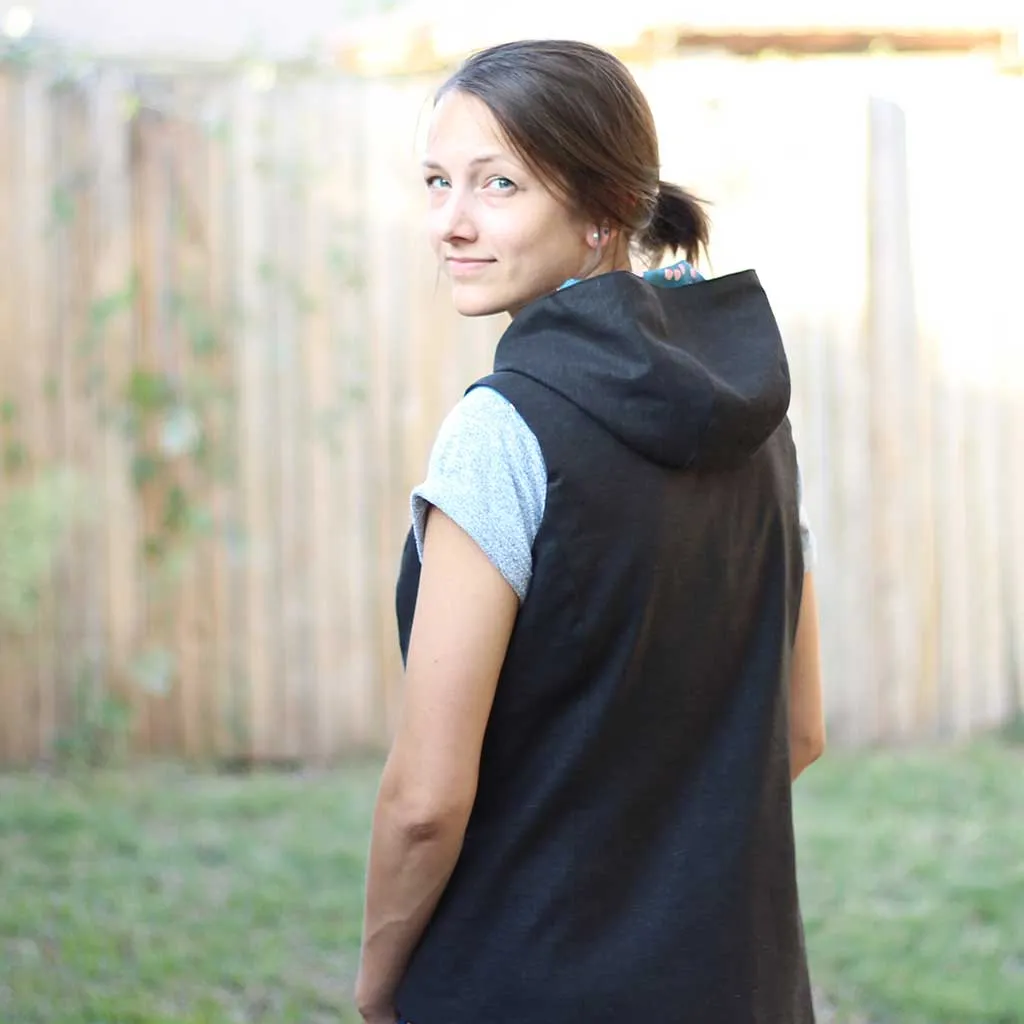 Crossroads Vest Add-on Sewing Pattern - Women's/Curved Fit