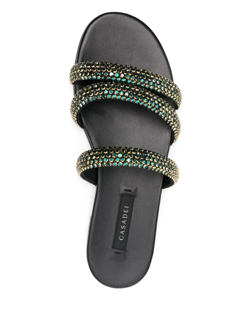 Crystal embellished sandals