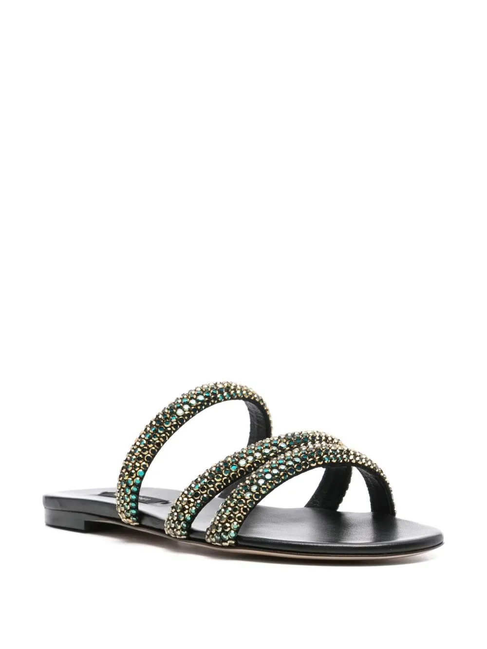 Crystal embellished sandals