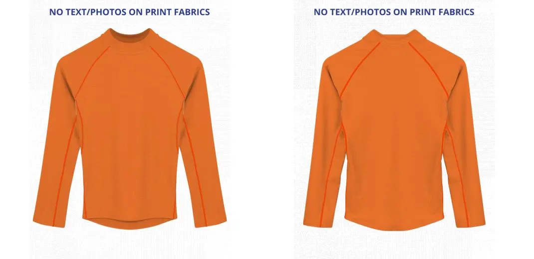 Custom Rash Guard (Kids, Women, Men) Long Sleeve