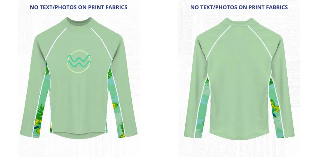 Custom Rash Guard (Kids, Women, Men) Long Sleeve