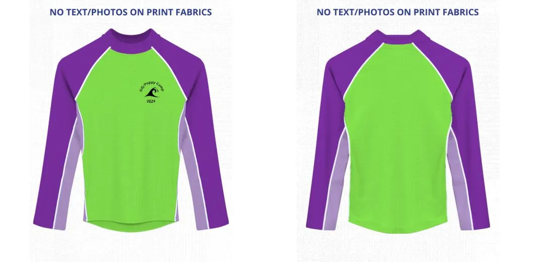Custom Rash Guard (Kids, Women, Men) Long Sleeve
