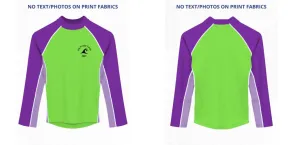 Custom Rash Guard (Kids, Women, Men) Long Sleeve
