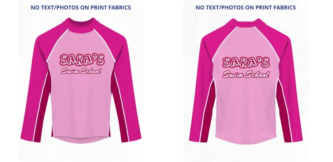 Custom Rash Guard (Kids, Women, Men) Long Sleeve