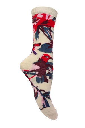Daisy Socks Flower Print