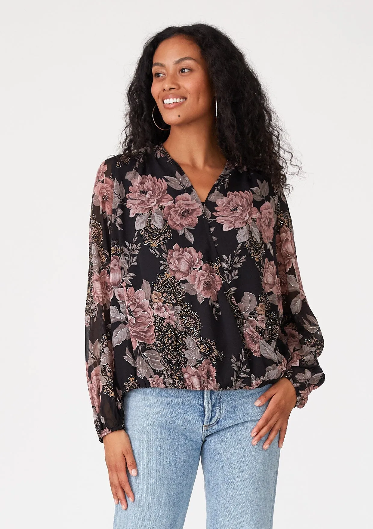 Daphne Surplice Blouse