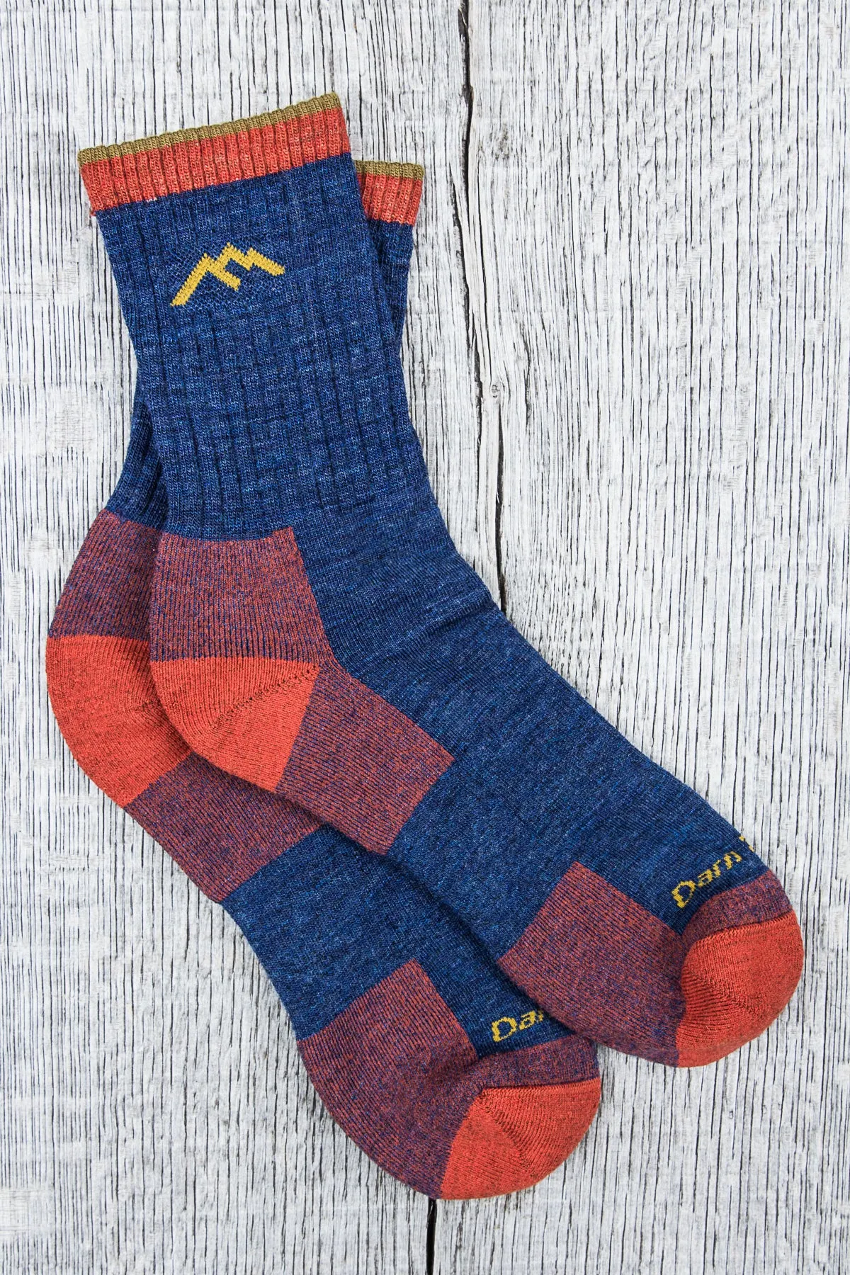 Darn Tough 1466 Denim Wool Socks Hiker Micro Crew Sock Cushion
