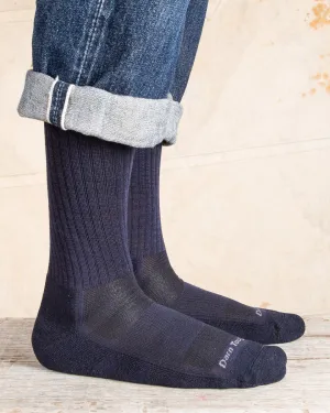 Darn Tough Navy Merino Wool Standard Crew Light Socks
