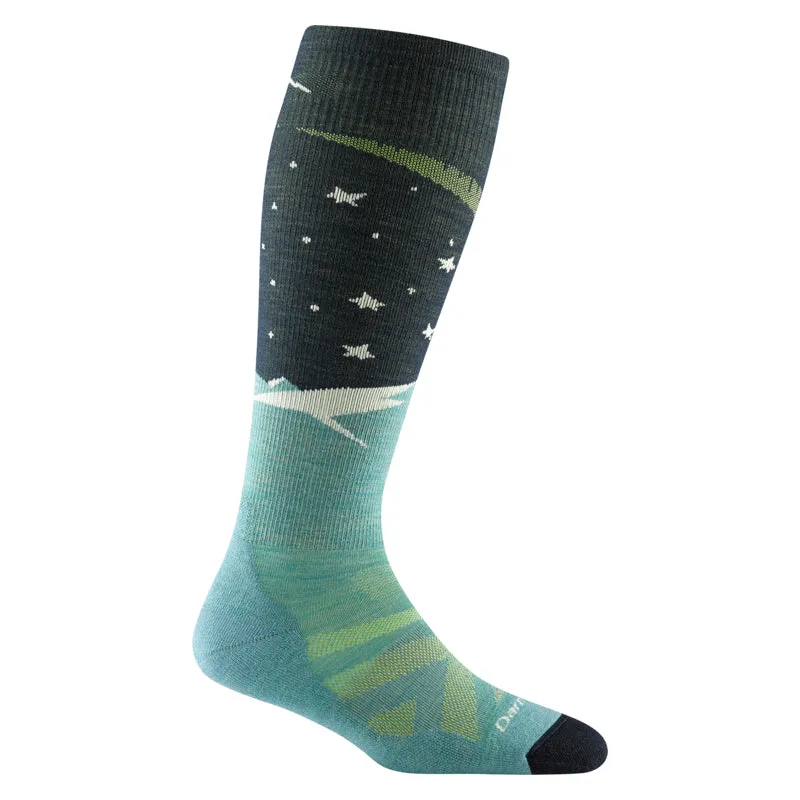 Darn Tough Women's Aurora Over-The-Calf Lightweight Ski & Snowboard Sock