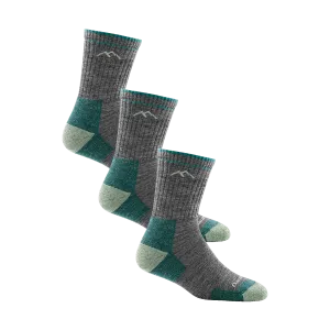 Darn Tough Womens Hiker Micro Crew Midweight 3-Pack Socks