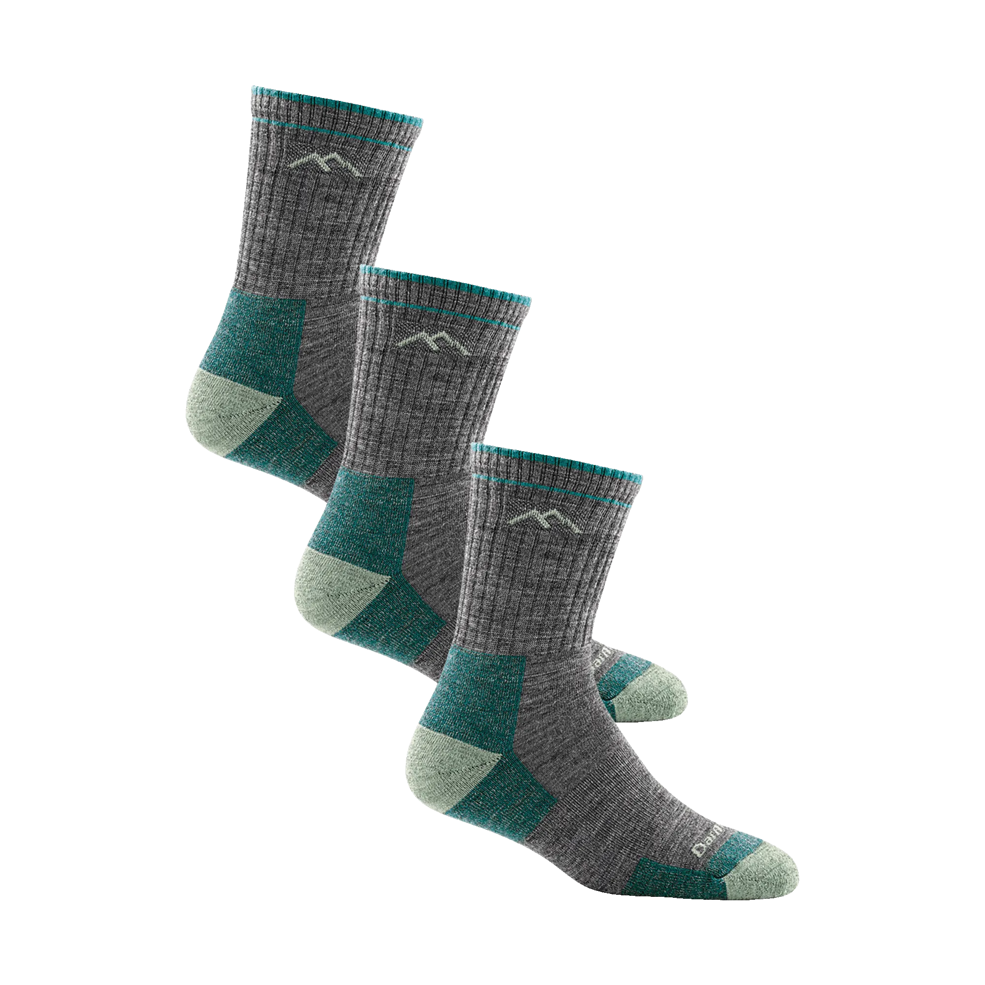 Darn Tough Womens Hiker Micro Crew Midweight 3-Pack Socks