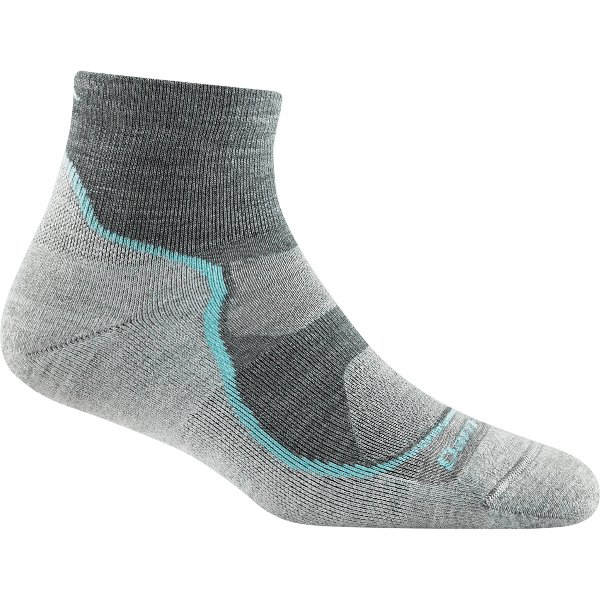 Darn Tough Womens Light Hiker Quarter Lightweight Socks