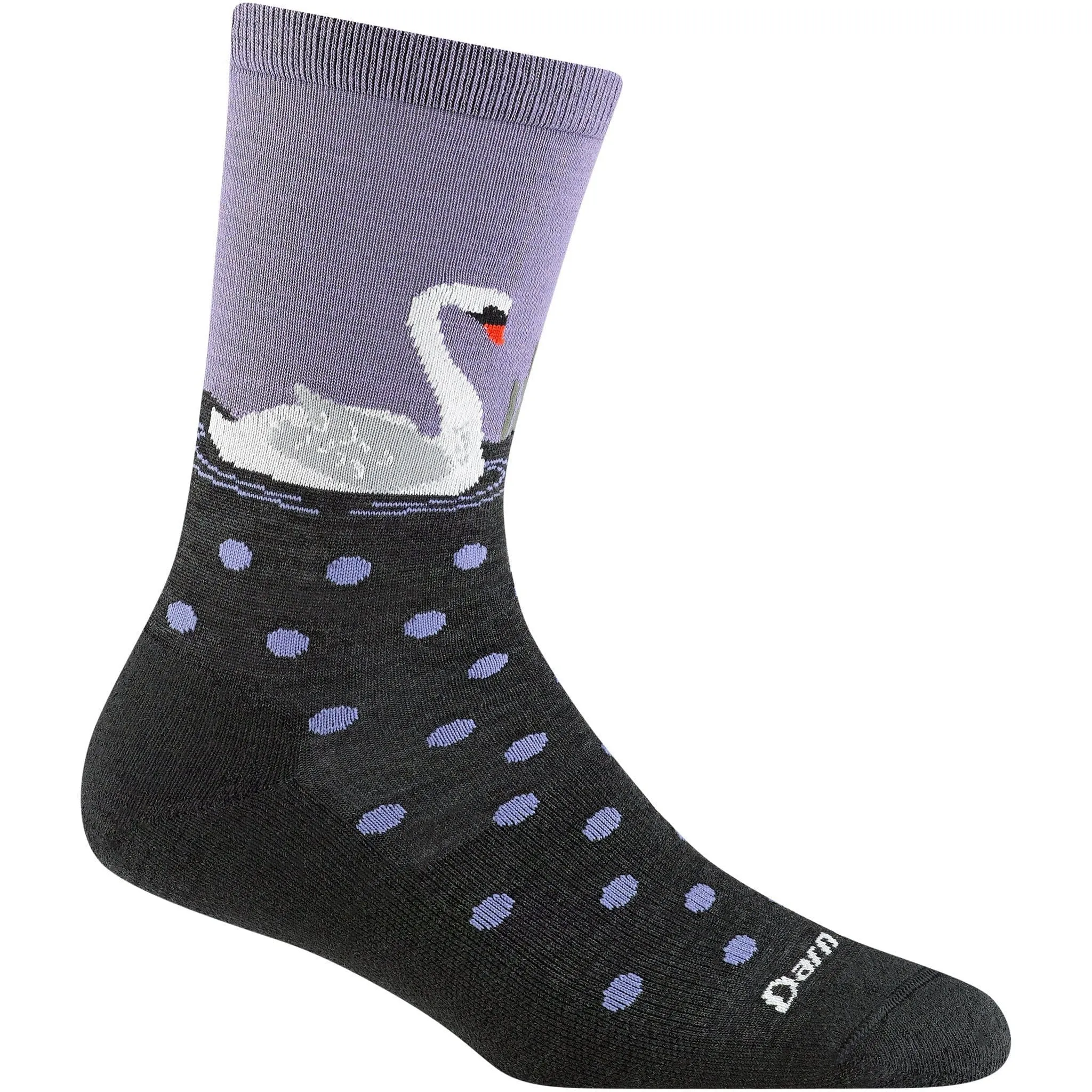 Darn Tough Womens Wild Life Crew Lightweight Lifestyle Socks - Clearance