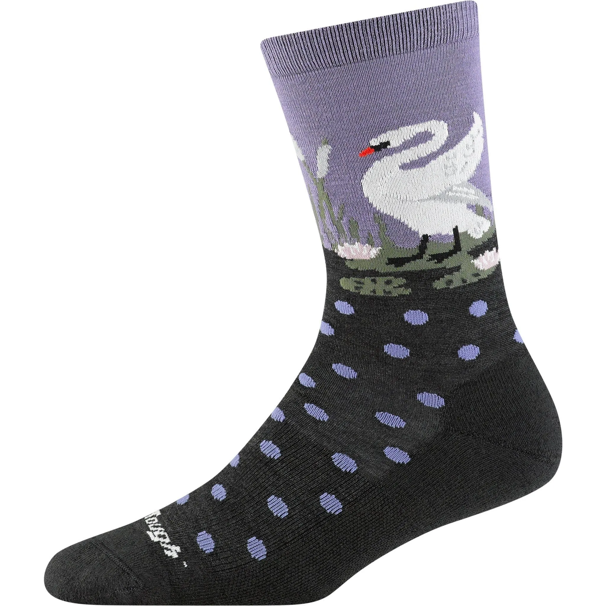 Darn Tough Womens Wild Life Crew Lightweight Lifestyle Socks - Clearance
