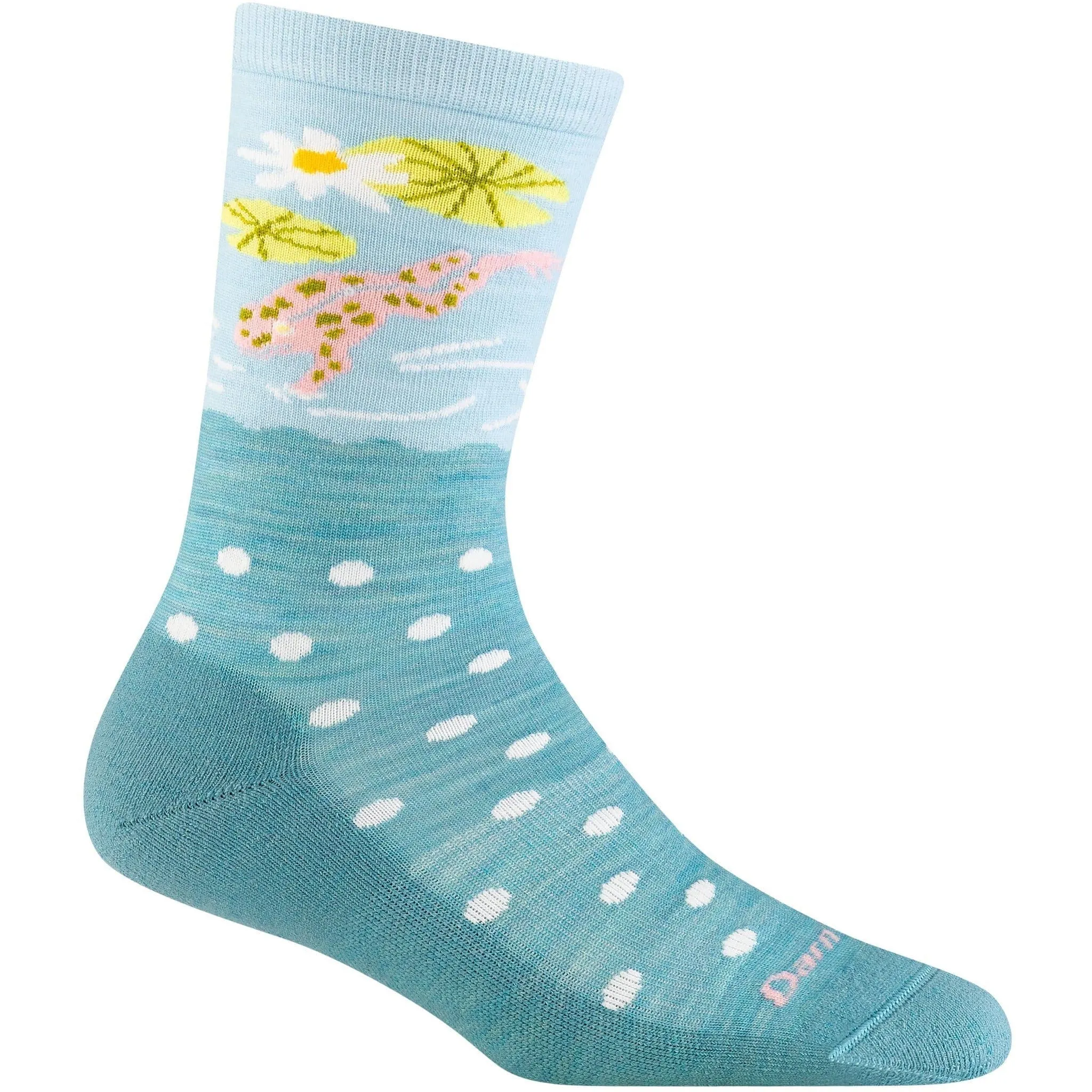 Darn Tough Womens Wild Life Crew Lightweight Lifestyle Socks - Clearance