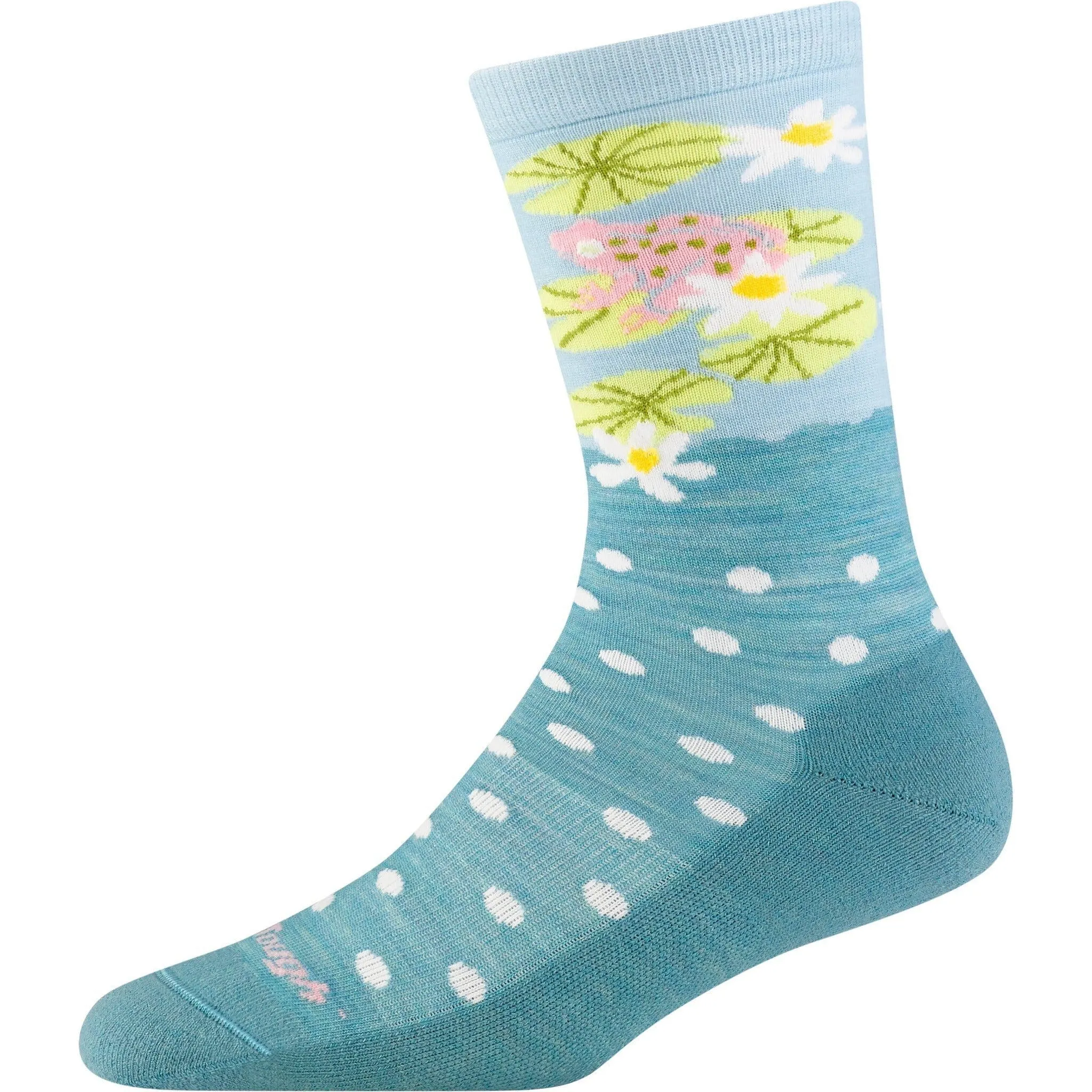 Darn Tough Womens Wild Life Crew Lightweight Lifestyle Socks - Clearance