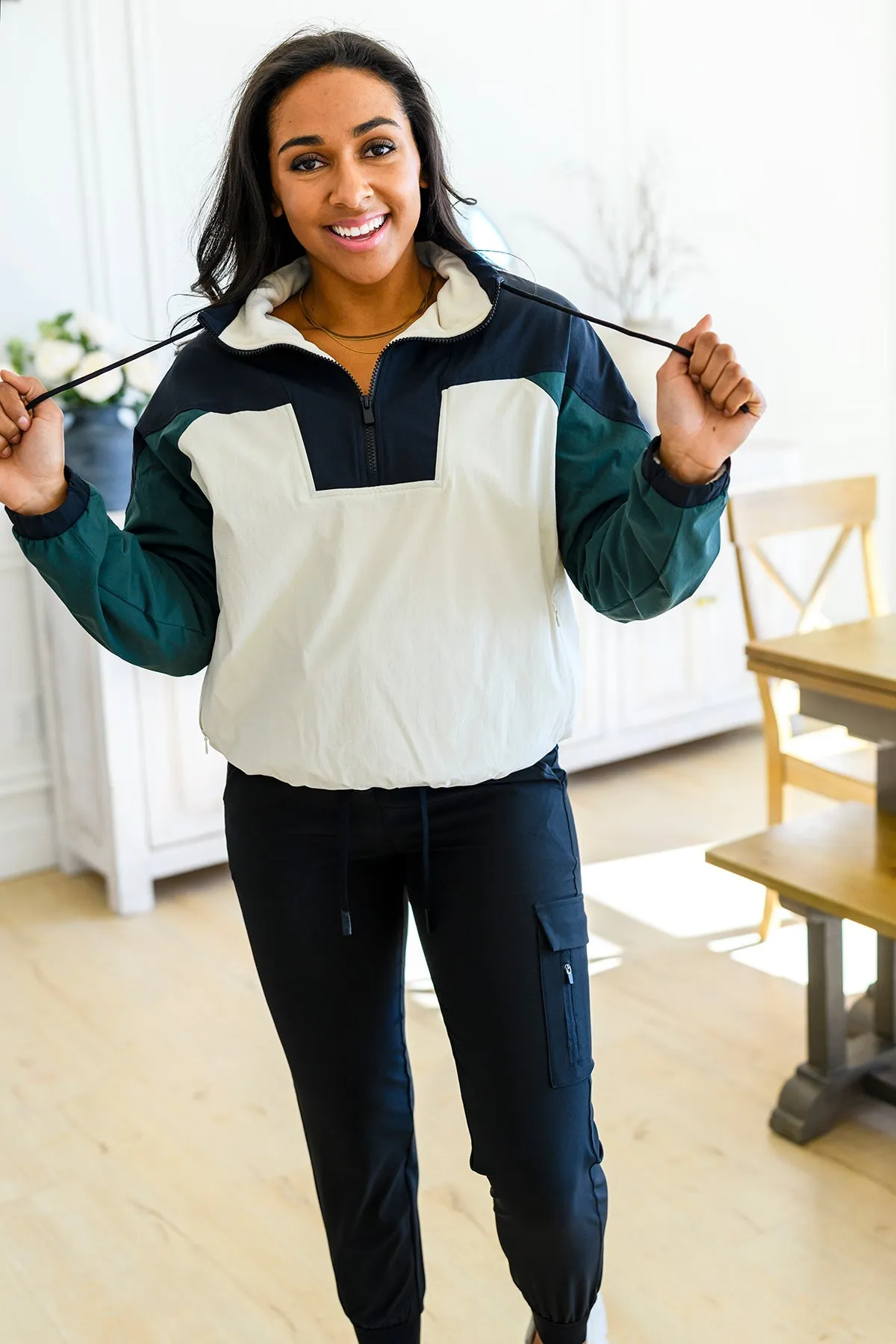 Dash Color Block Pullover