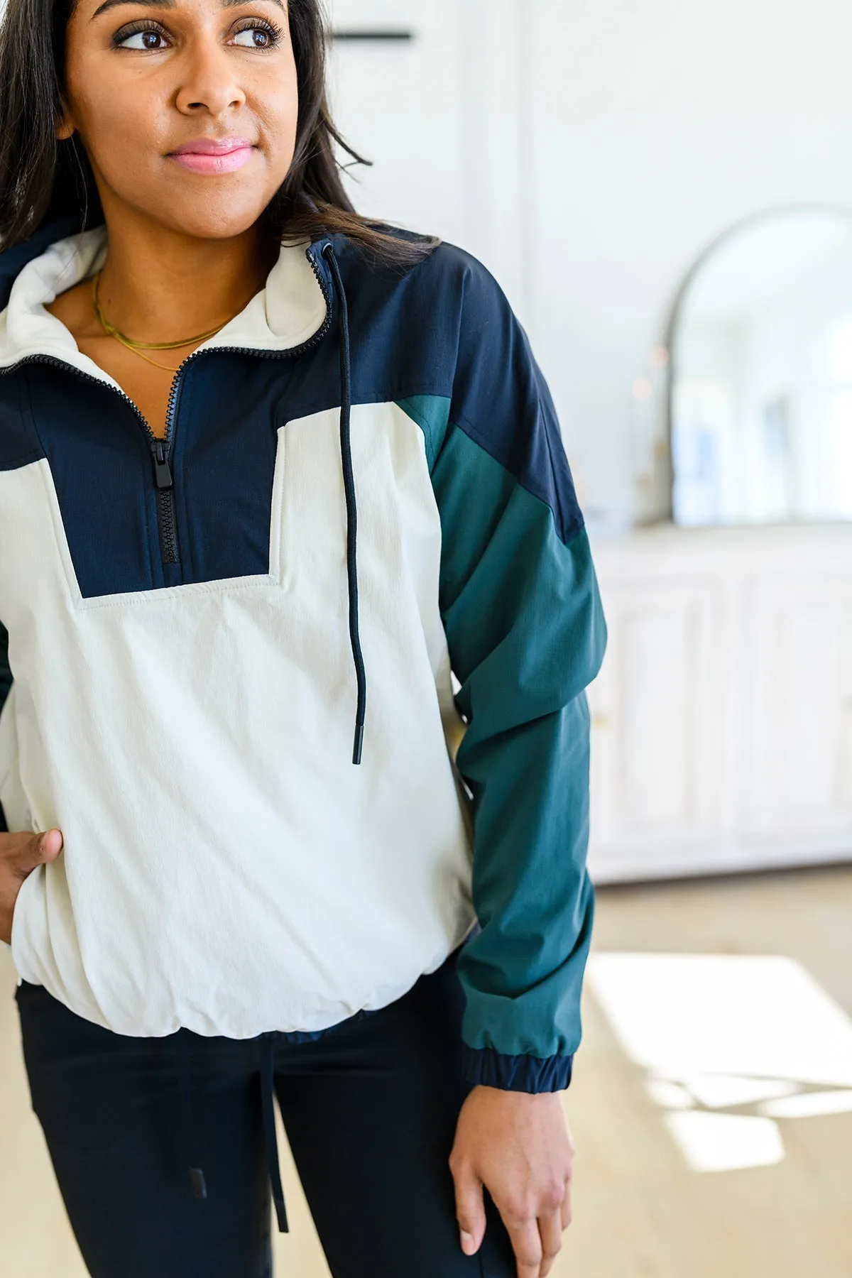 Dash Color Block Pullover
