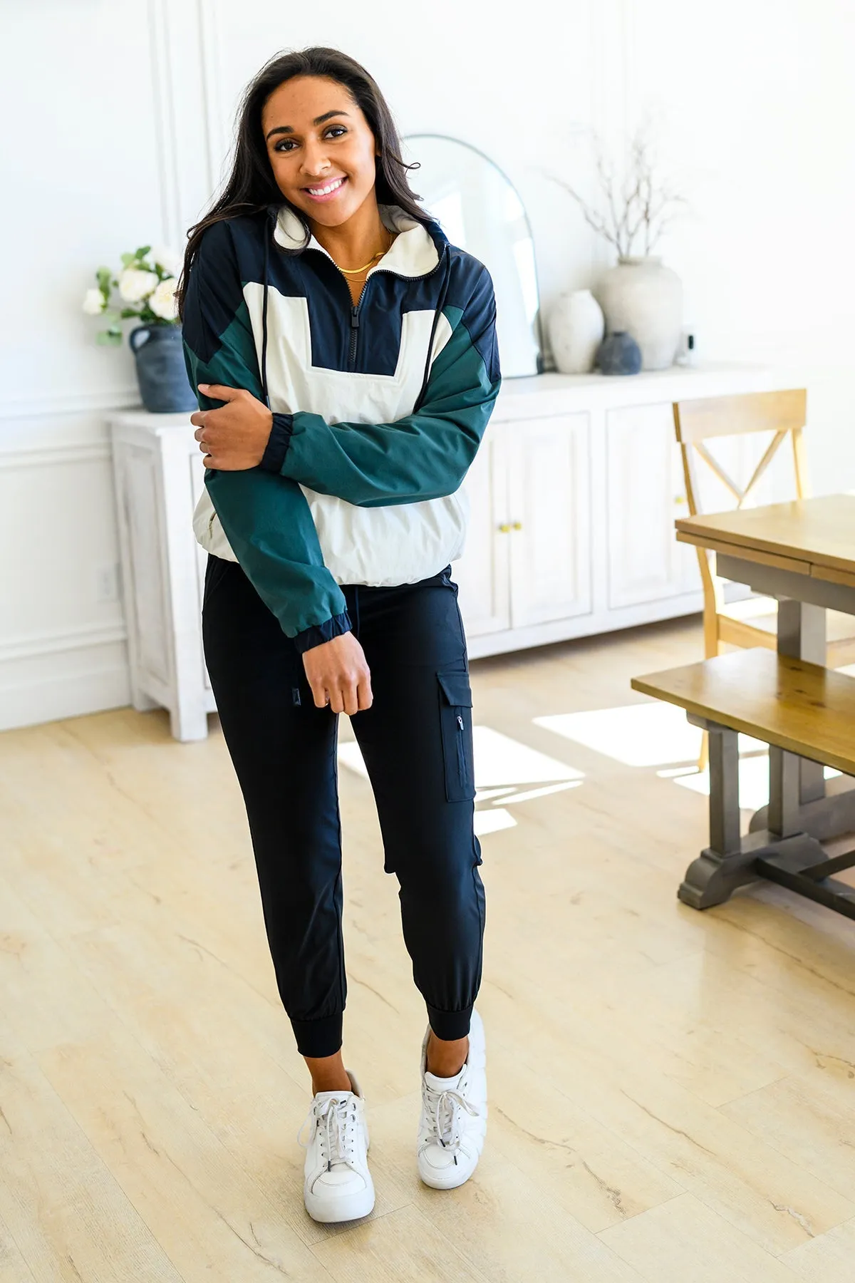 Dash Color Block Pullover