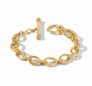 Delphine Link Bracelet-  Gold