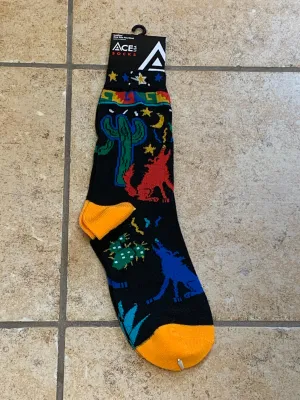 Desert Music Socks (sz 9-11) SK061Y