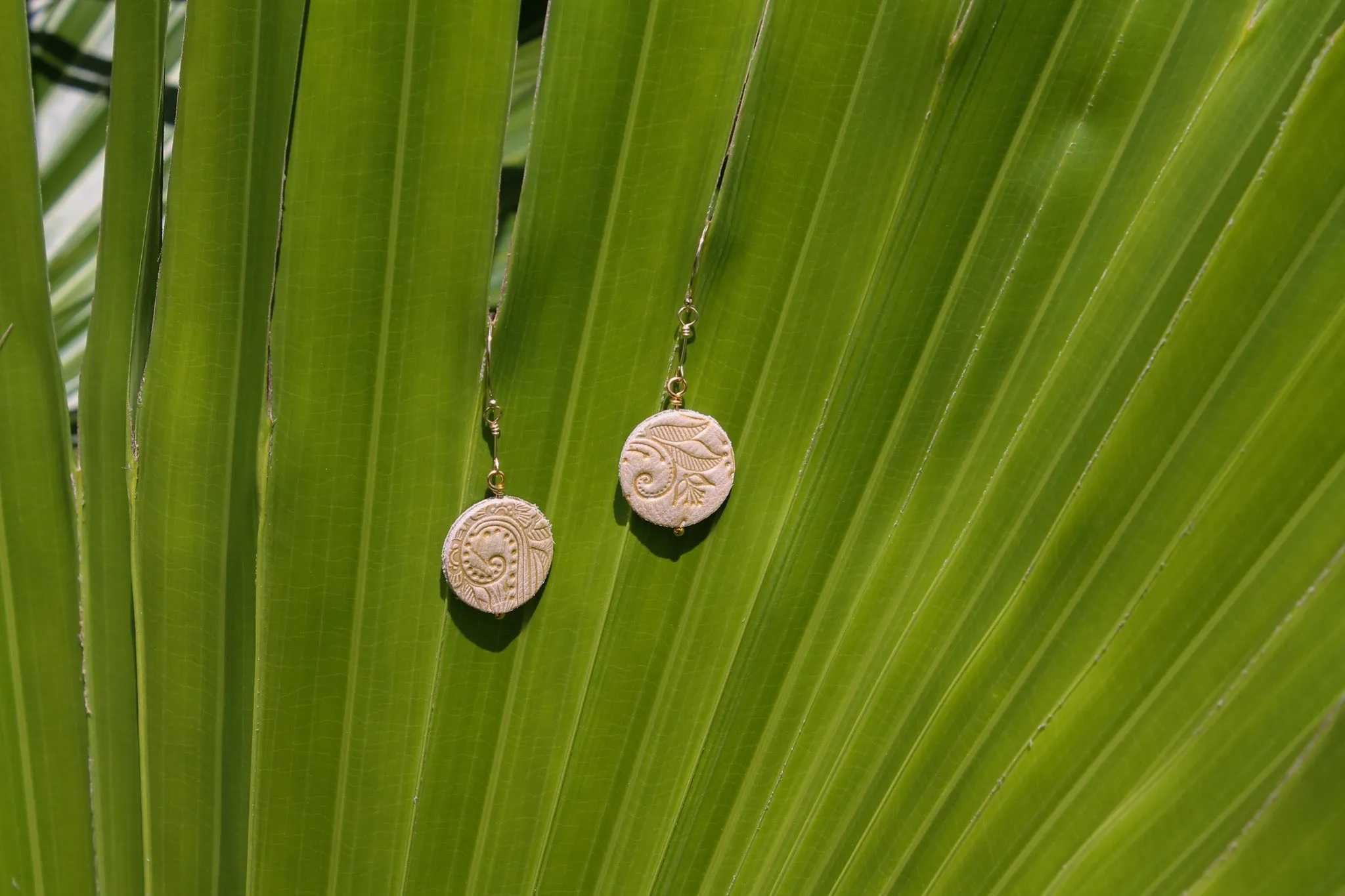 Disc Earring / Golden Elemental
