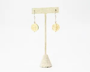 Disc Earring / Golden Elemental