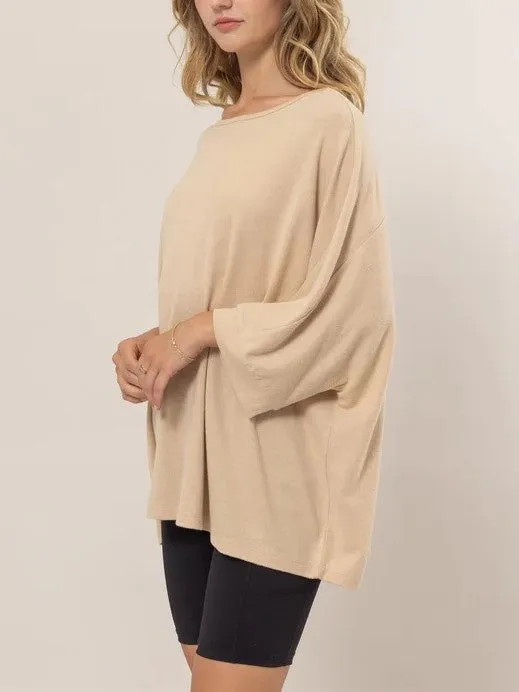 Dolman 3/4 Sleeve Top