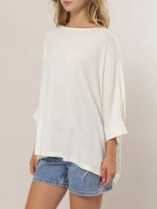 Dolman 3/4 Sleeve Top