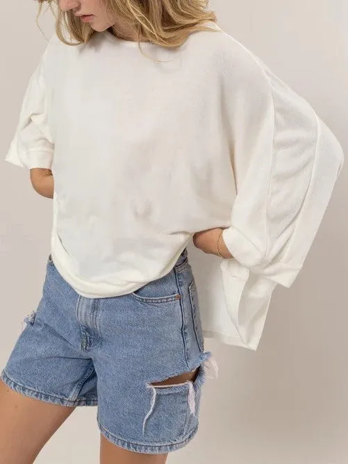 Dolman 3/4 Sleeve Top