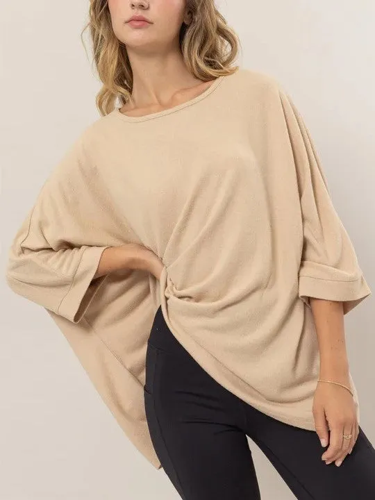 Dolman 3/4 Sleeve Top