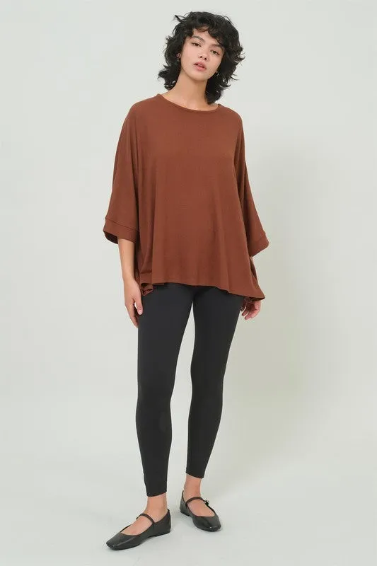Dolman 3/4 Sleeve Top