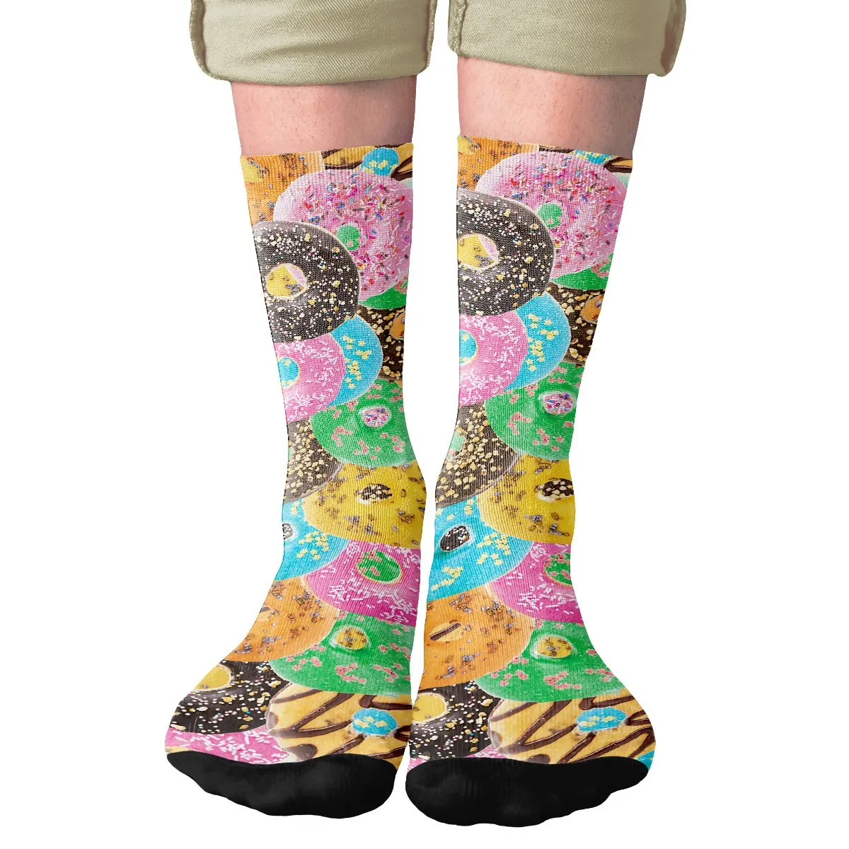 Donuts Adult Crew Socks