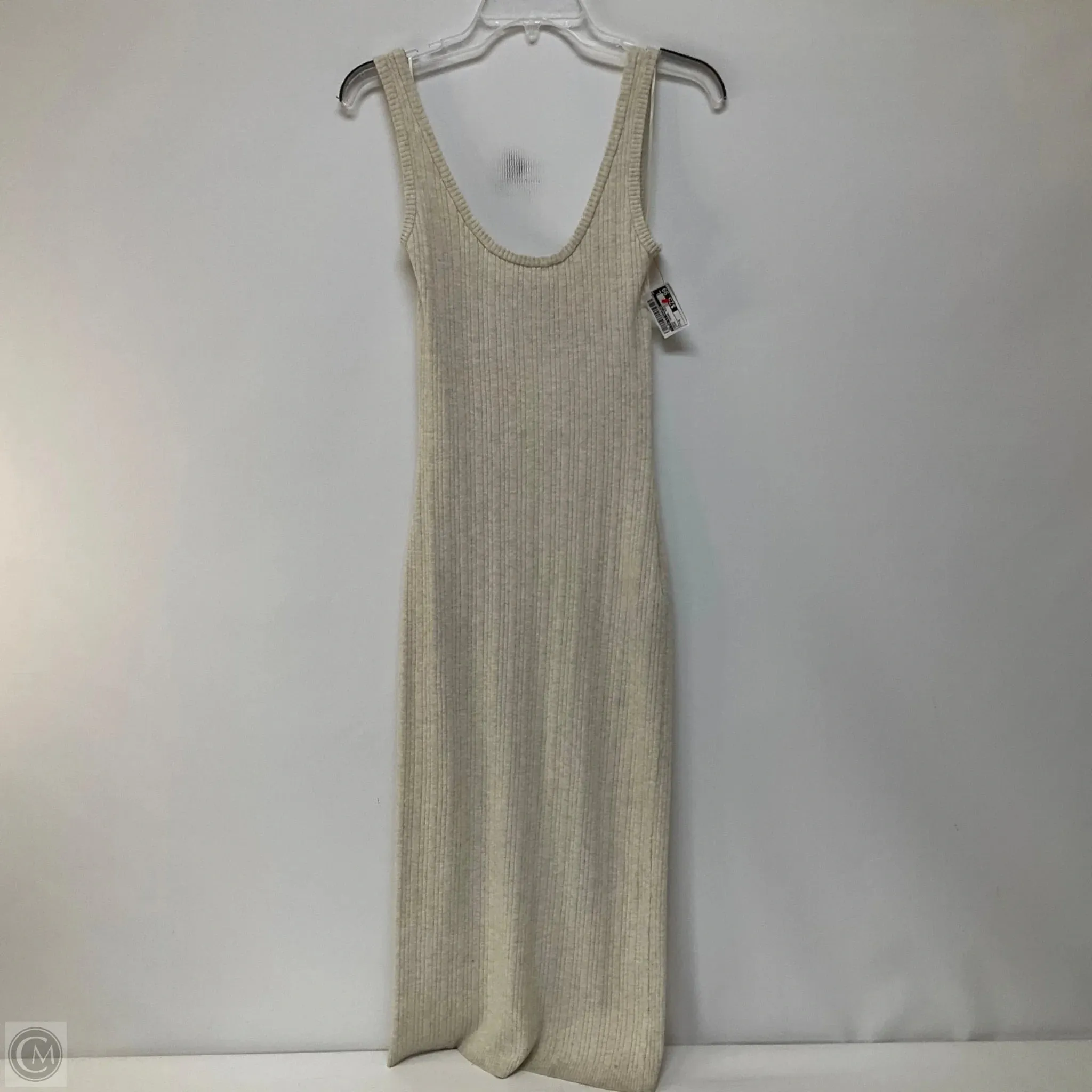 Dress Casual Midi By 7 For All Mankind In Cream, Size: S