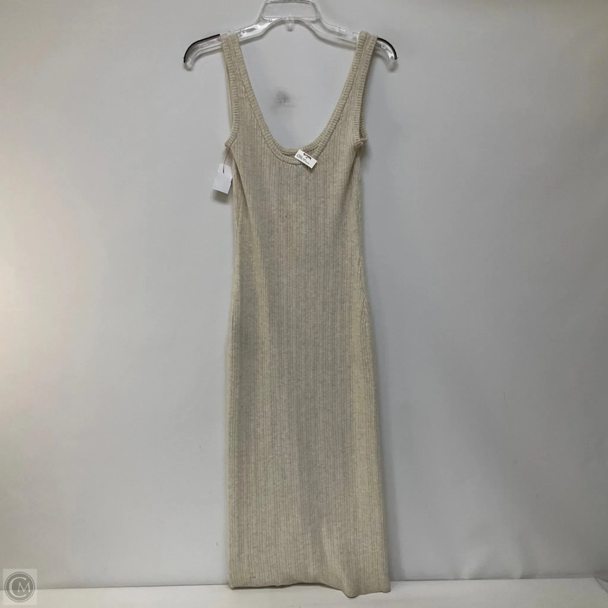 Dress Casual Midi By 7 For All Mankind In Cream, Size: S