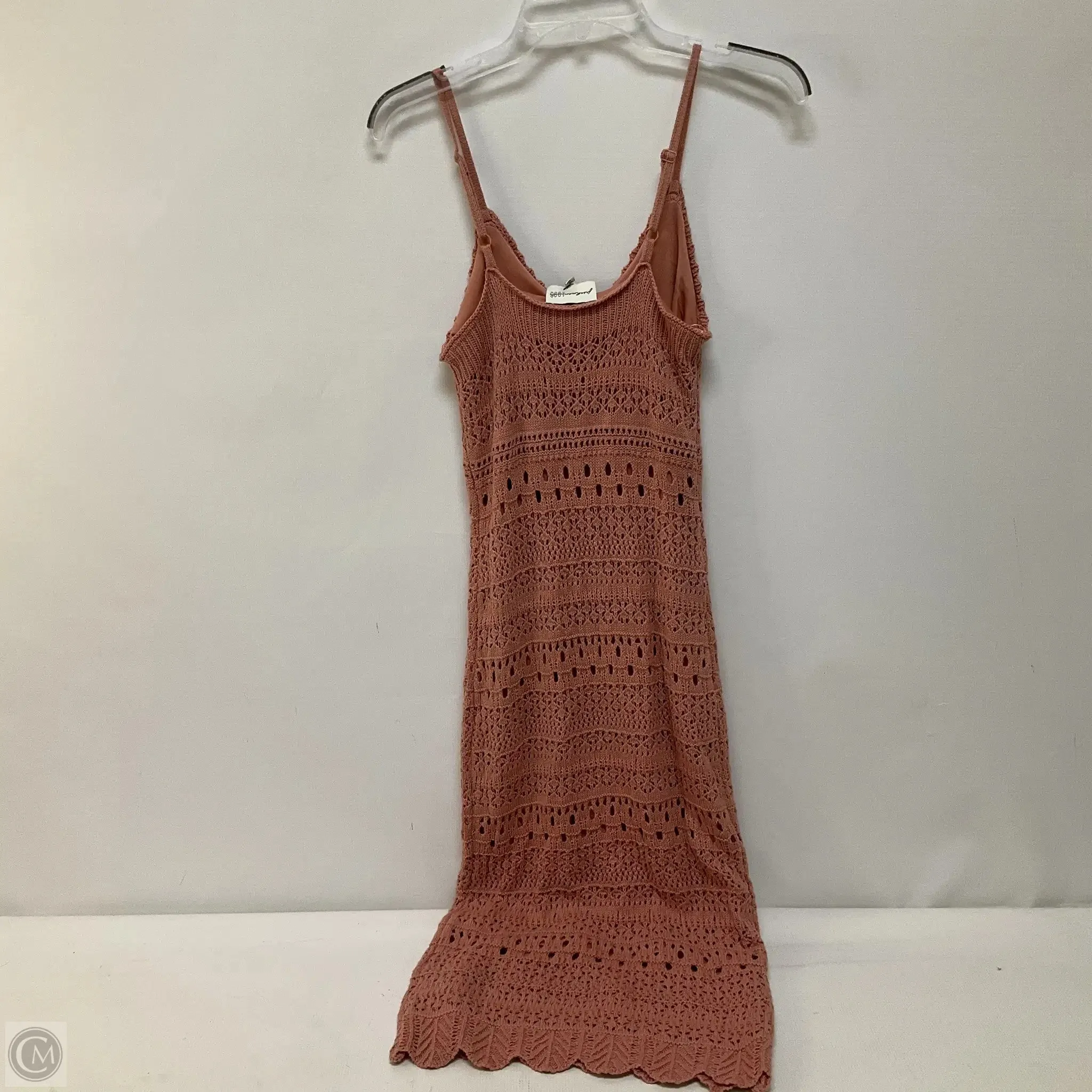 Dress Casual Midi By Clothes Mentor In Pink, Size: Xs