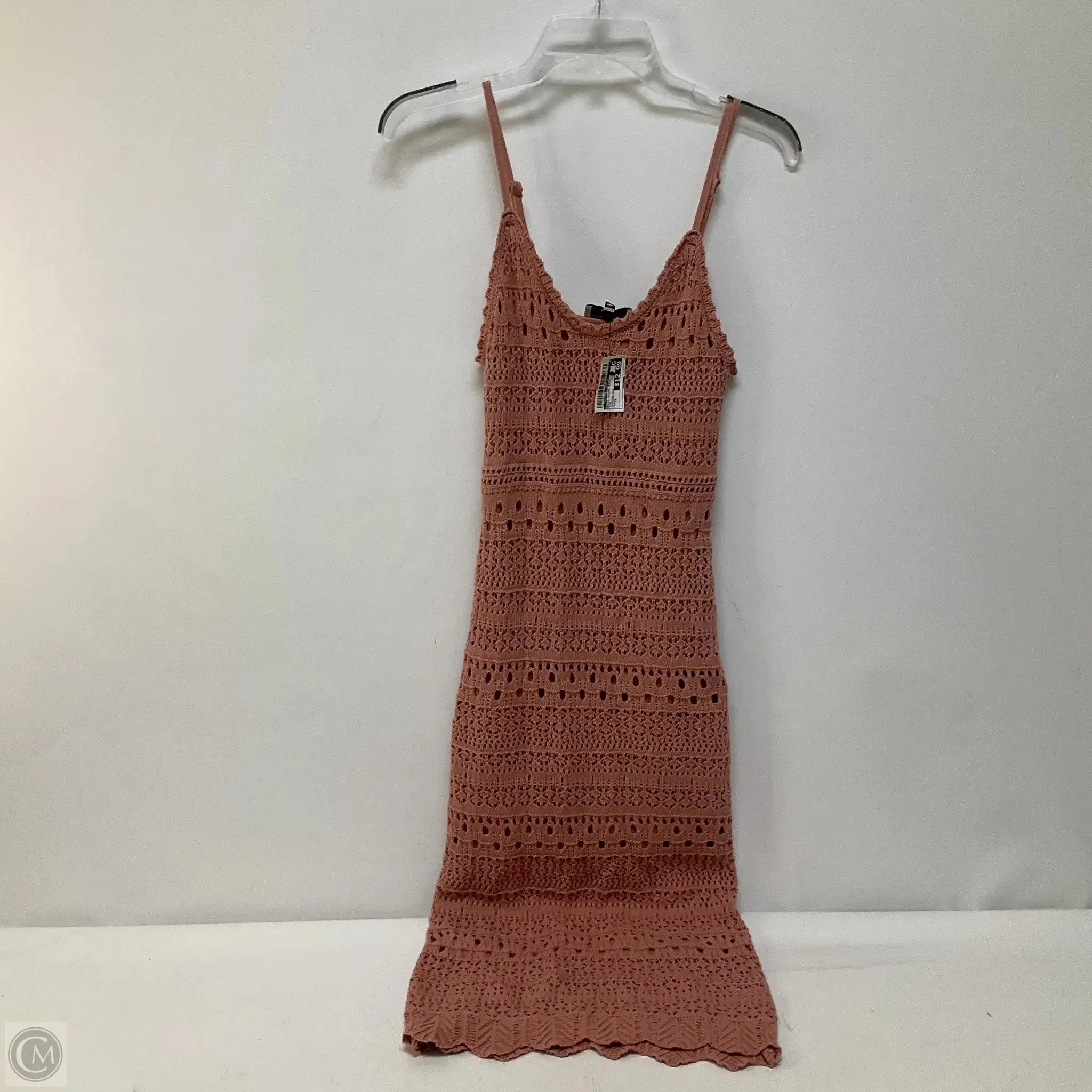 Dress Casual Midi By Clothes Mentor In Pink, Size: Xs