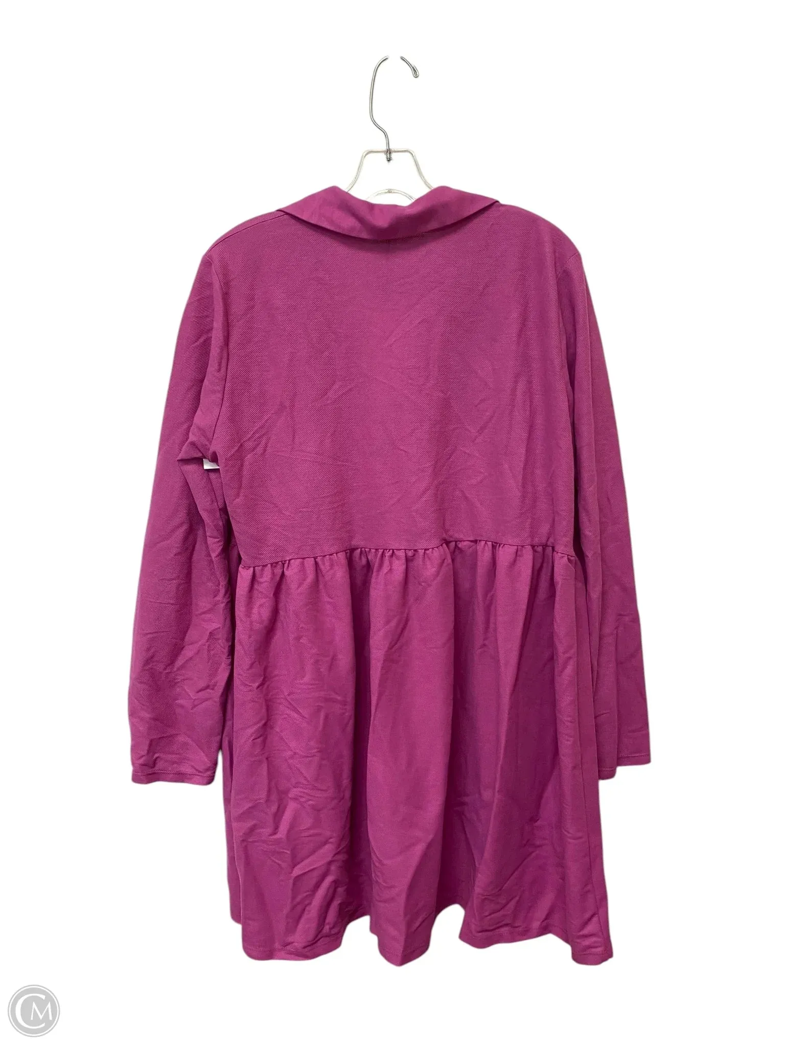 Dress Casual Short By Zara In Pink, Size: L