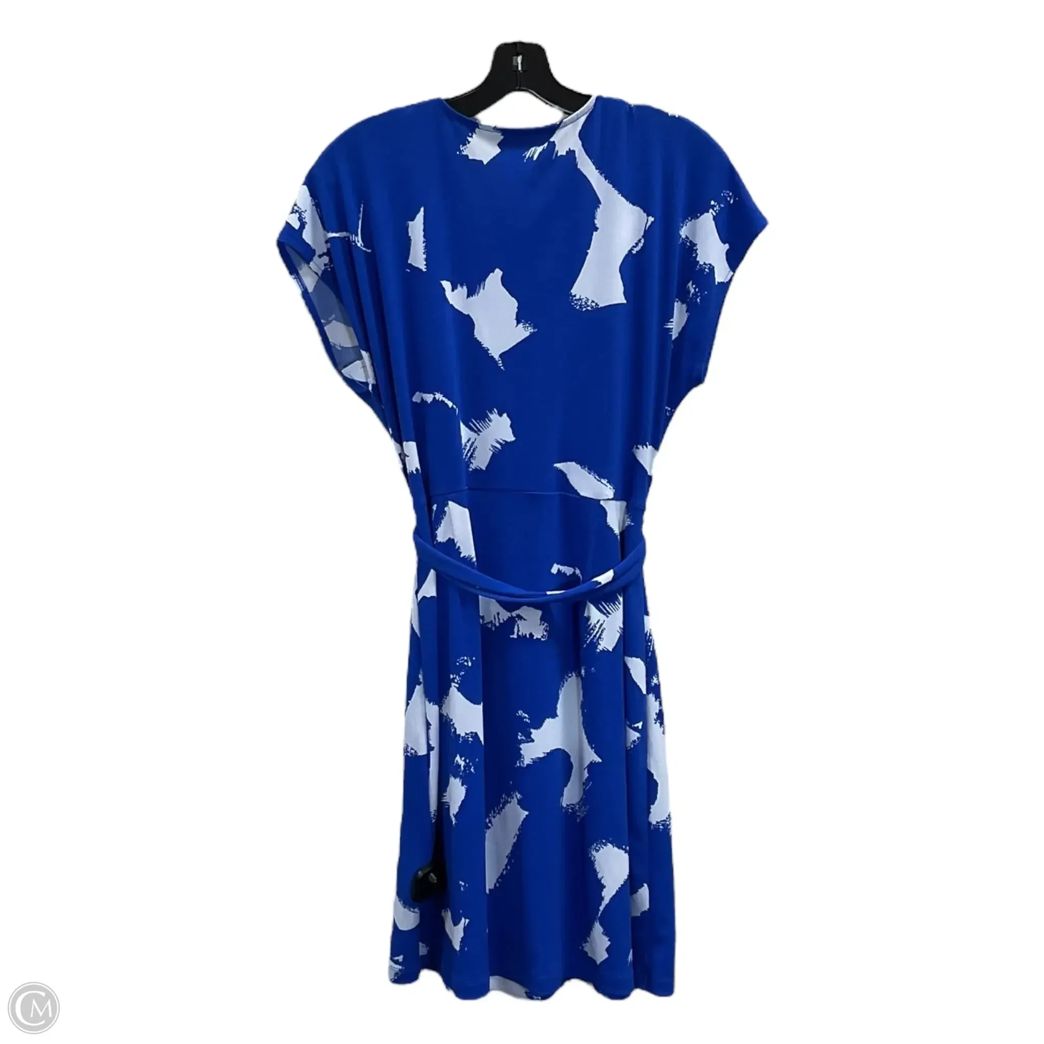 Dress Work By Nine West In Blue & White, Size: L