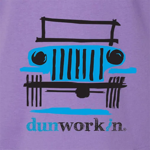 Dunworkin 4x4 Women's Short Sleeve V Neck Tee