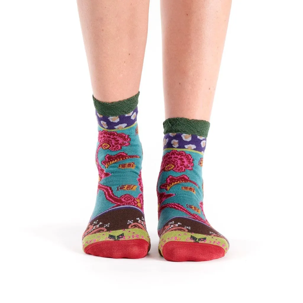 Dye Fantaisy Crew Socks for Her