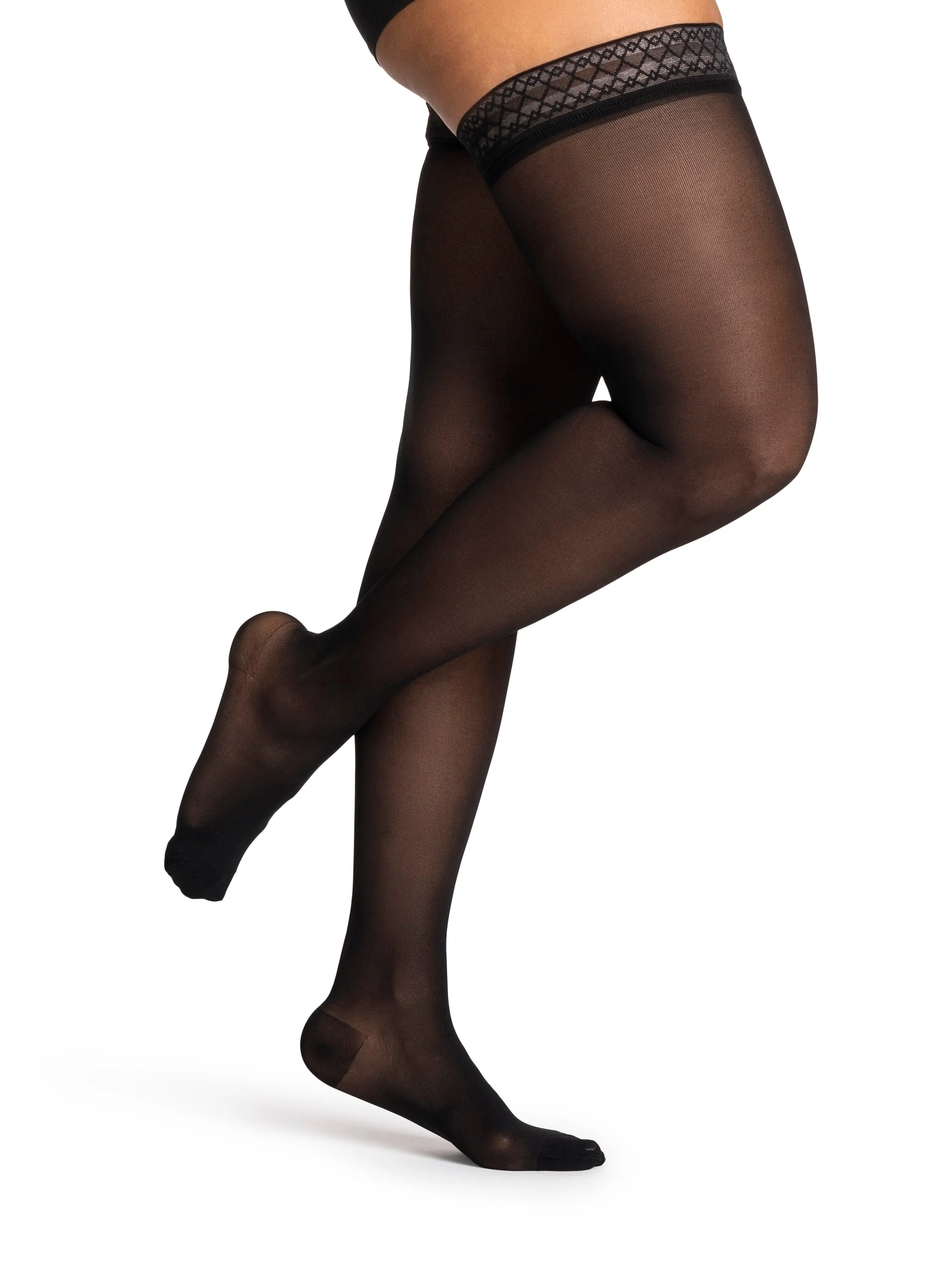 Dynaven Sheer Women's Thigh High  20-30mmHg-Closed Toe