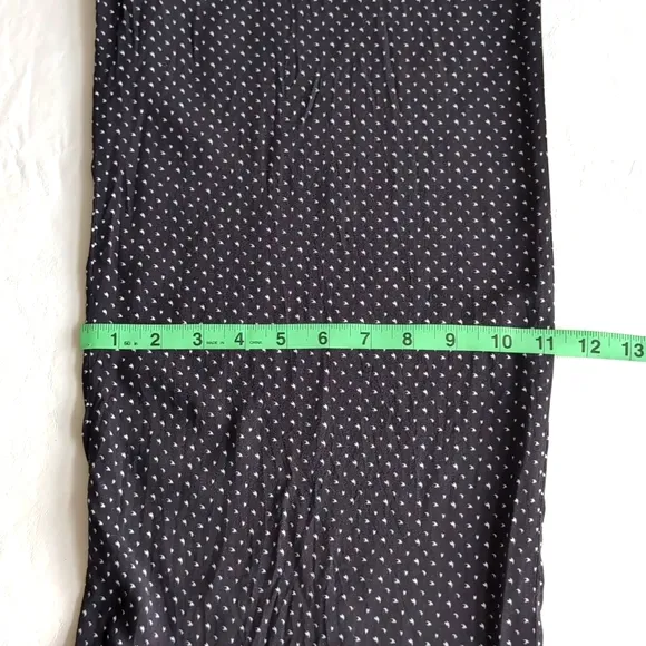 Eberjey Long Sleeved Pajama Set In Black &amp; White Women's Size Medium