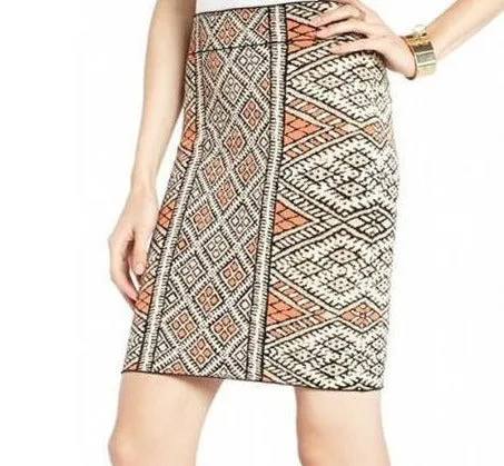 Elaborate Patterns Bodycon Pencil Skirt