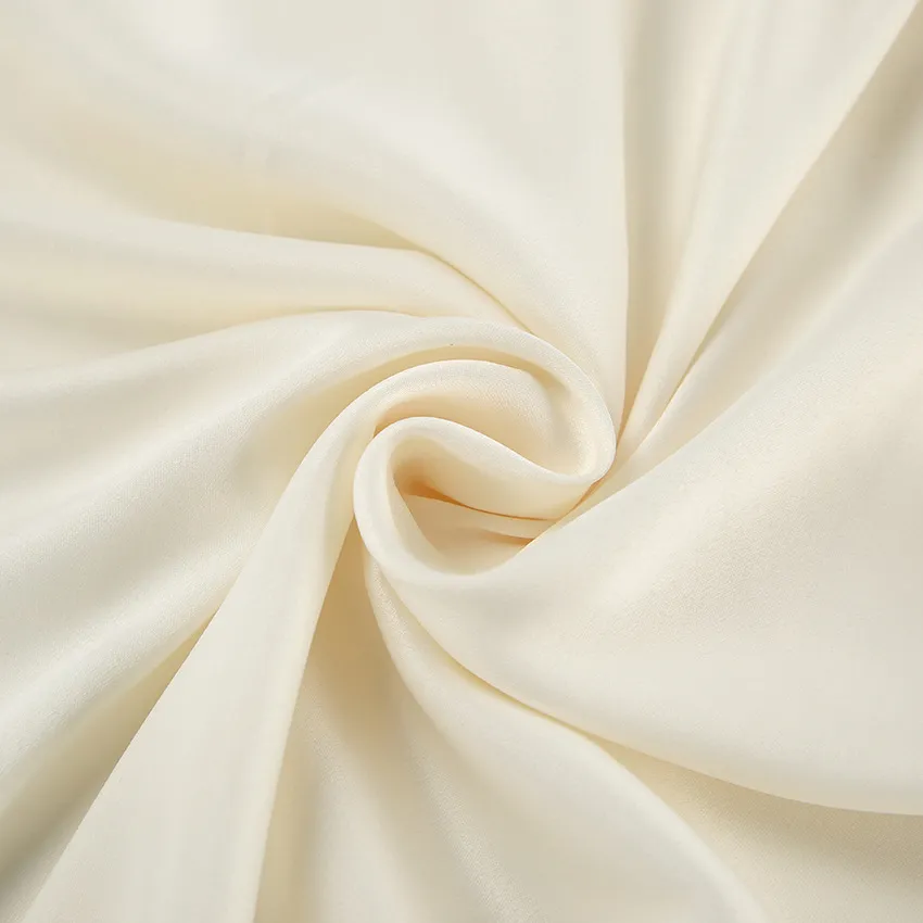 Elegant Women's Off-White Satin Halter Midi Gown