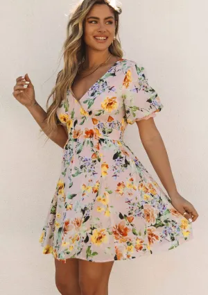 Emilia Puff Sleeve Mini Dress