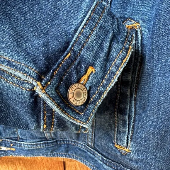 EUC Talbots Classic Denim Trucker Jean Jacket in Women's 3X Petite
